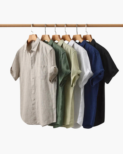 Impy™ |Cape Town Short Sleeve Linen Shirt