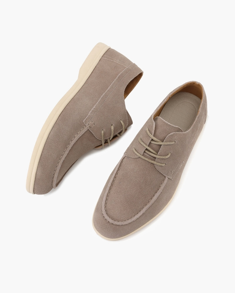 Impy™ |Luxe suède veterschoenen