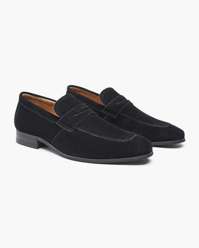 Impy™ |Klassieke suède penny loafers met tijdloze elegantie
