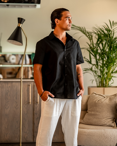 Impy™ |Cape Town Short Sleeve Linen Shirt