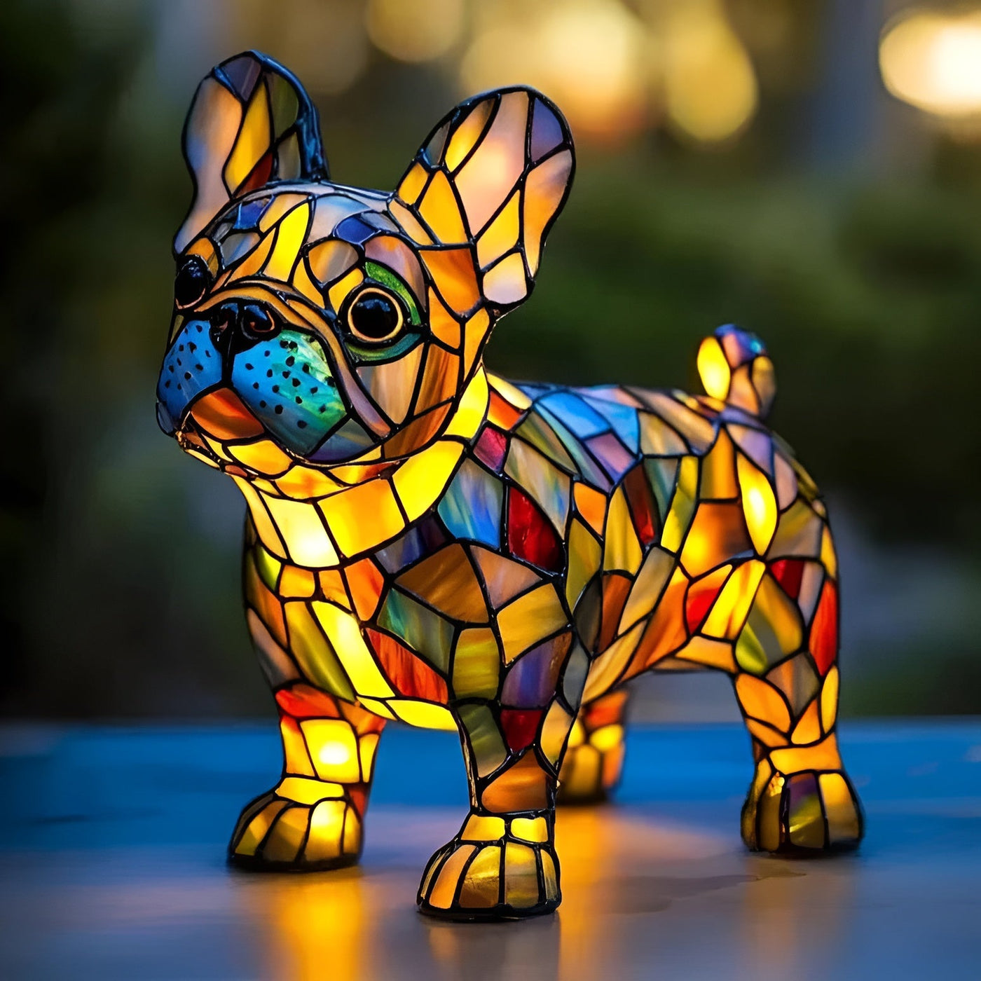 Biscotte – Leuchtende Lampe des französischen Bulldogs