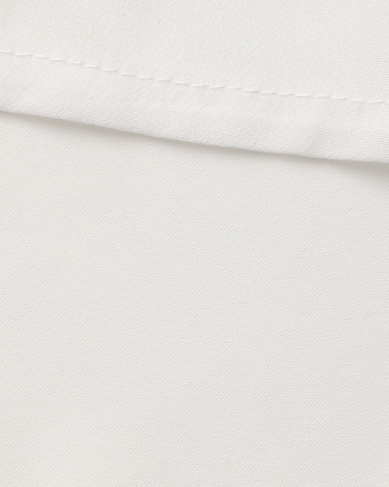 Perlenknopf Rüschenshirt Midi-Kleid