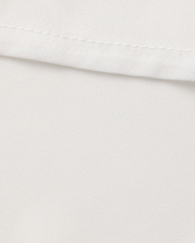 Perlenknopf Rüschenshirt Midi-Kleid