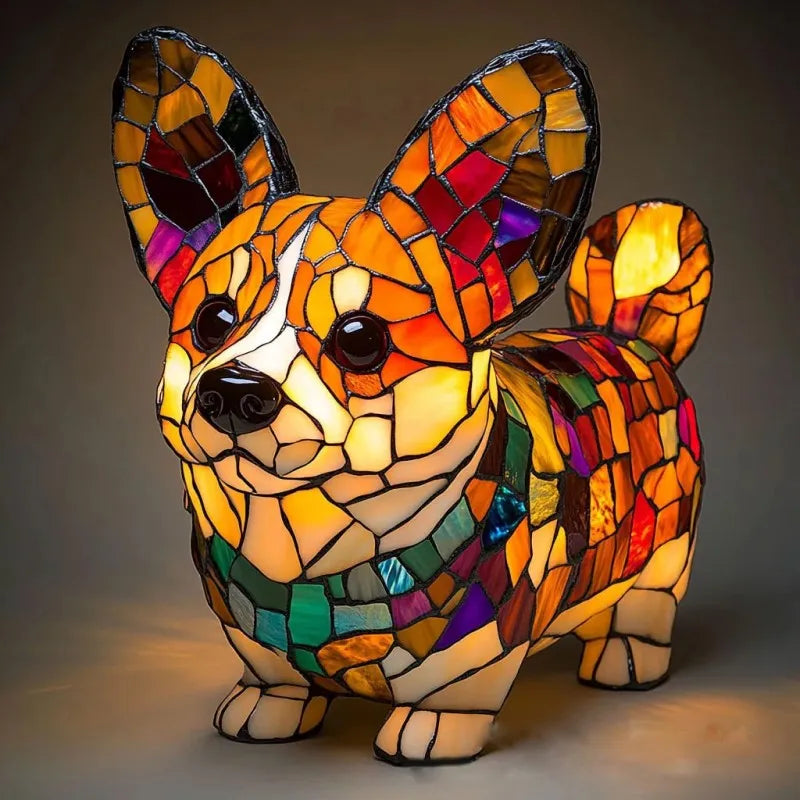 Pitchou – Strahlende Lampe des Corgis