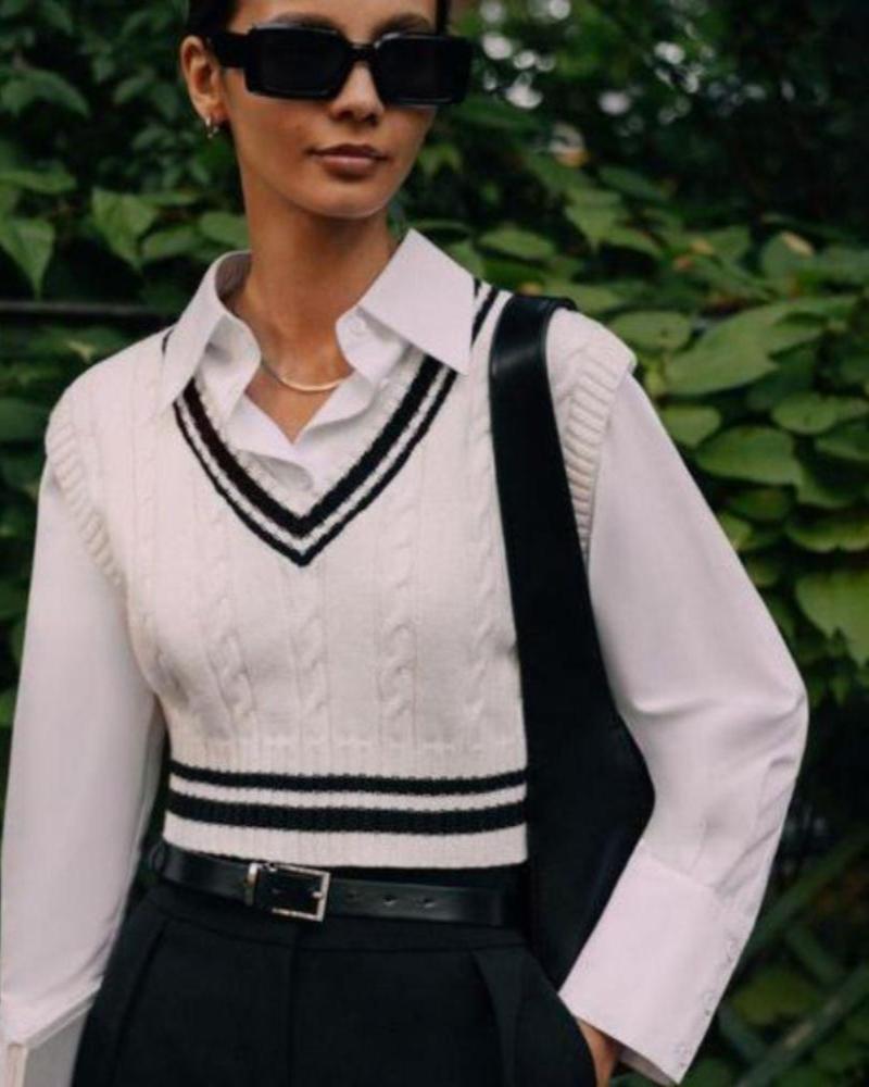 Frauen Elegante Strickweste