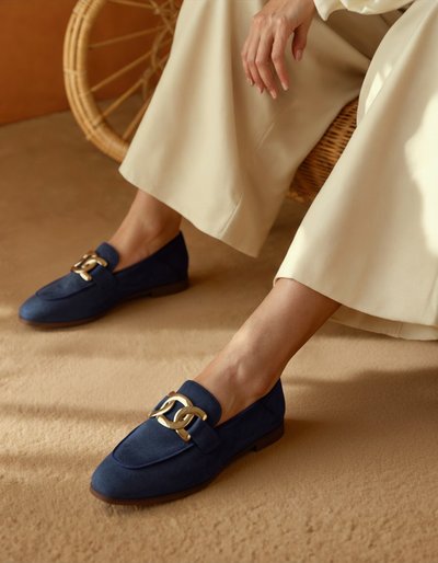 Wildleder Herzogin Loafers