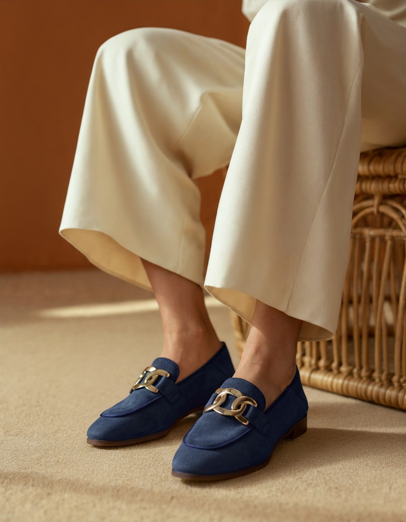 Wildleder Herzogin Loafers